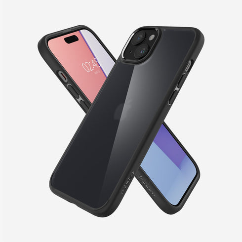 ACS06567 - iPhone 15 Pro Max Case Ultra Hybrid in frost clear showing the back